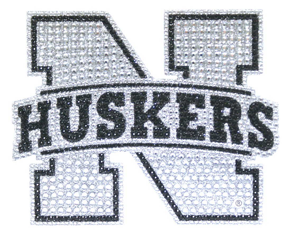 Nebraska Cornhuskers Auto Emblem Rhinestone Bling CO