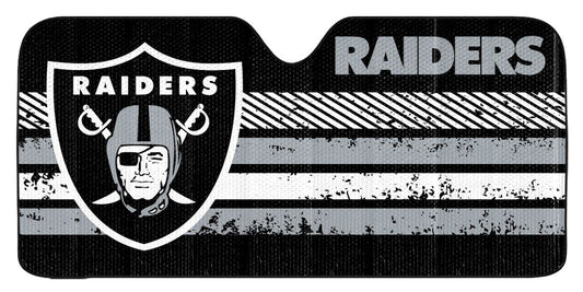 Las Vegas Raiders Auto Sun Shade - 59"x27"