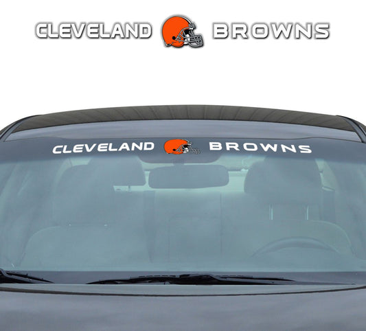 Cleveland Browns Decal 35x4 Windshield