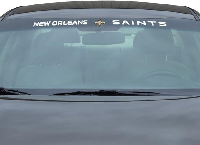 New Orleans Saints Decal 35x4 Windshield Style