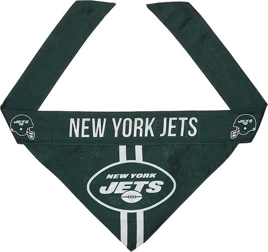 New York Jets Pet Bandanna Size XS Alternate Design