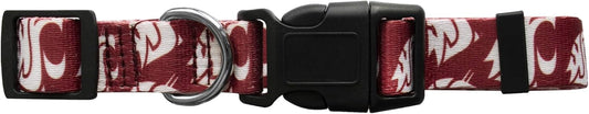 Washington State Cougars Pet Collar Size M