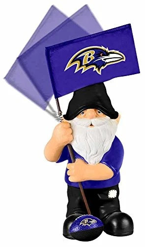 Baltimore Ravens Gnome - Springy Flag