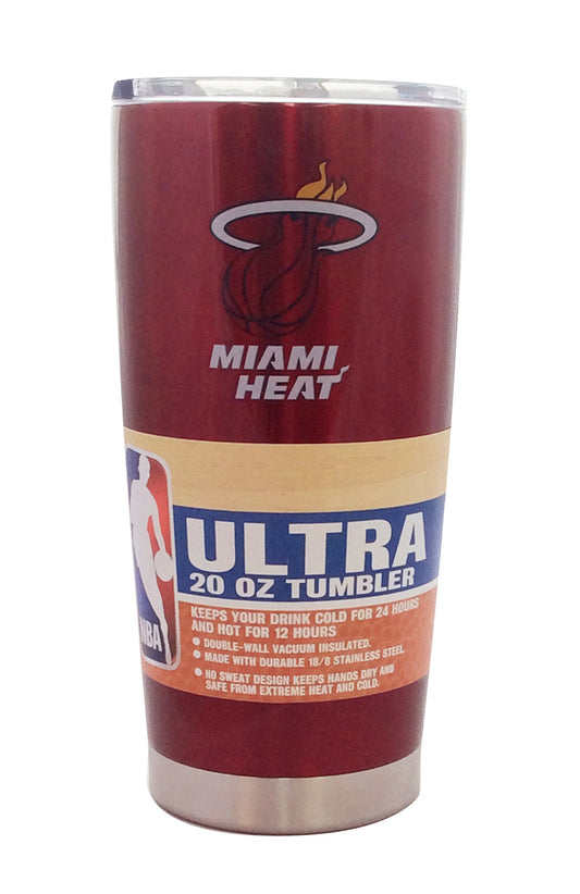 Miami Heat Travel Tumbler 20oz Ultra Red CO