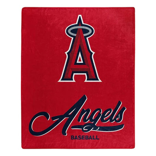 Los Angeles Angels Blanket 50x60 Raschel Signature Design
