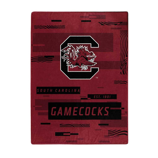 South Carolina Gamecocks Blanket 60x80 Raschel Digitize Design