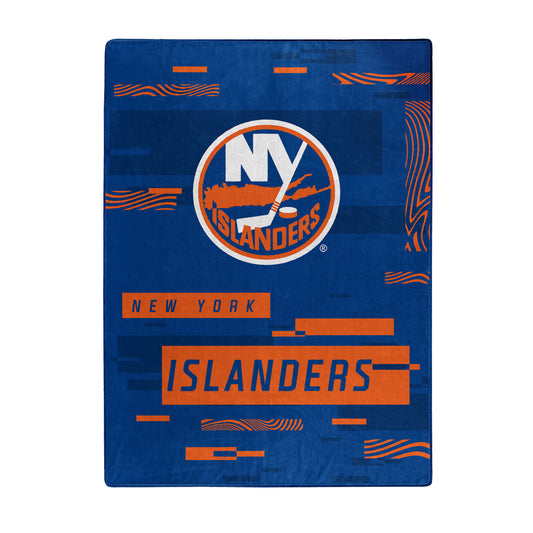 New York Islanders Blanket 60x80 Raschel Digitize Design