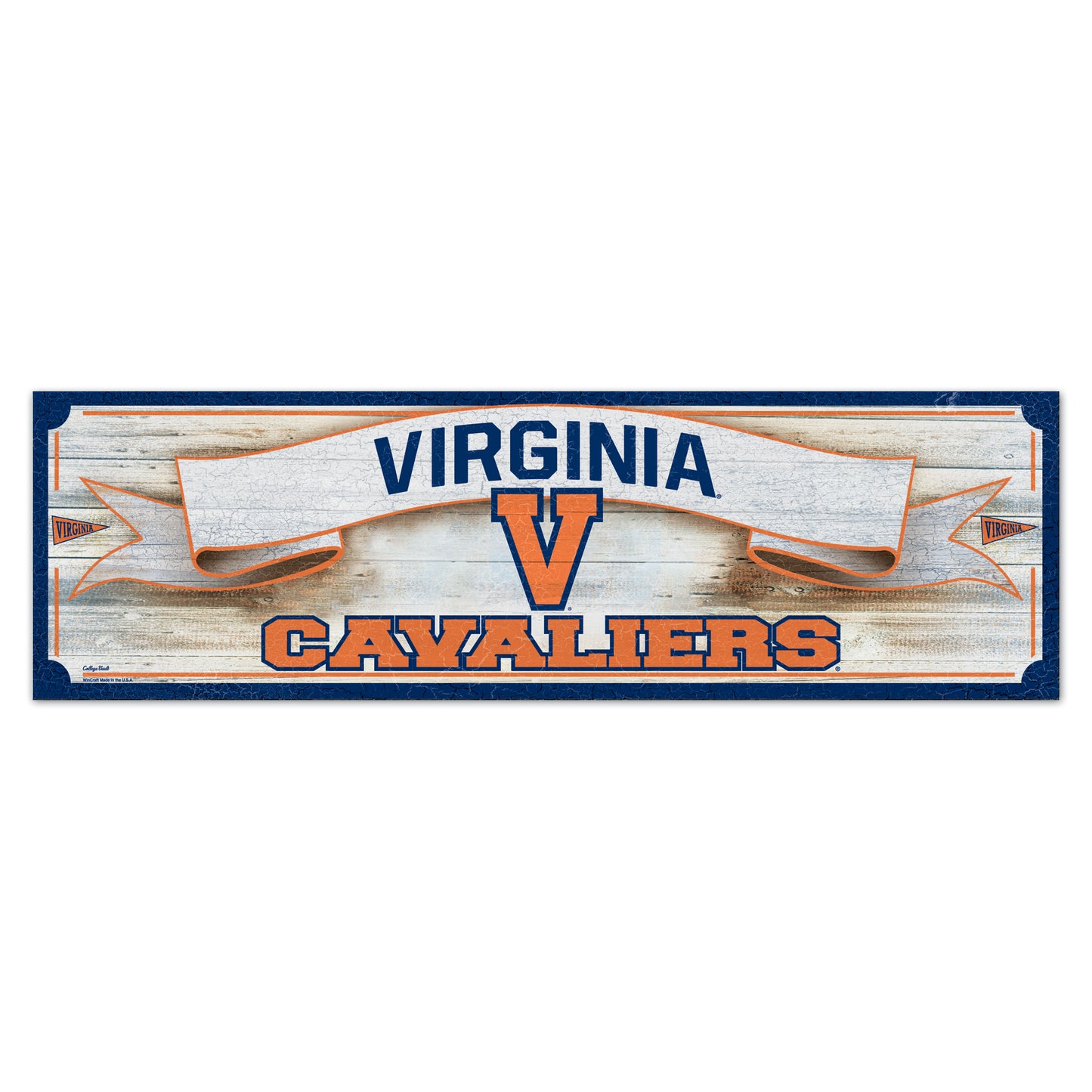Virginia Cavaliers Sign 9x30 Wood