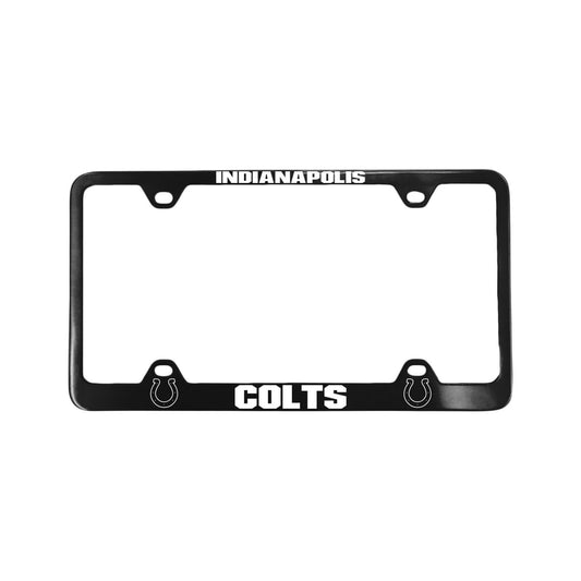 Indianapolis Colts License Plate Frame Laser Cut Blue
