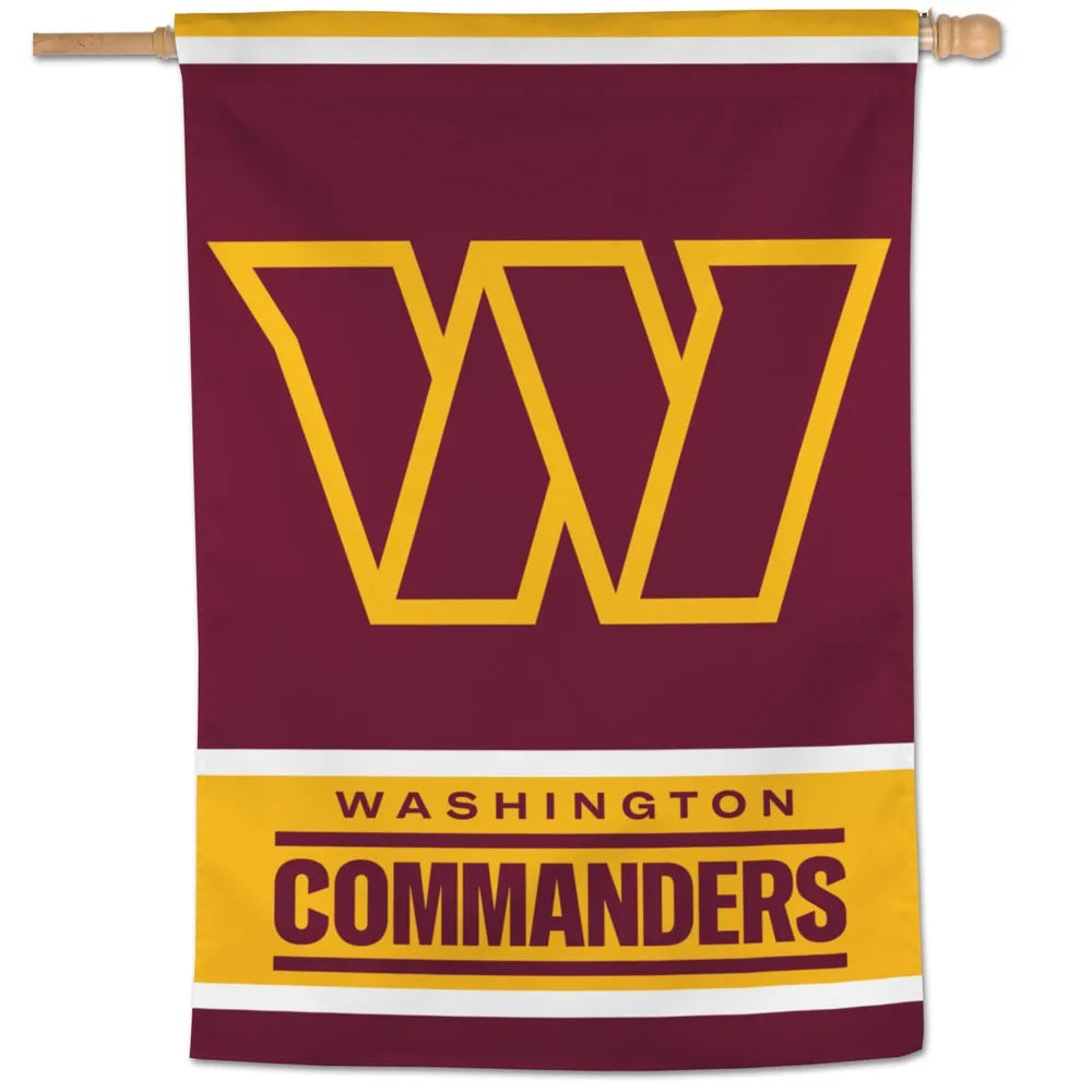 Washington Commanders Banner 28x40 Vertical