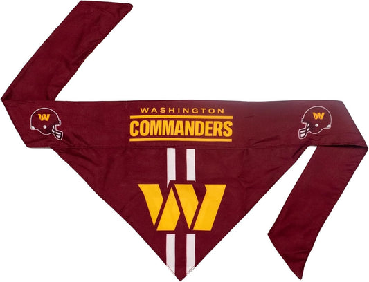 Washington Commanders Pet Bandanna Size XS