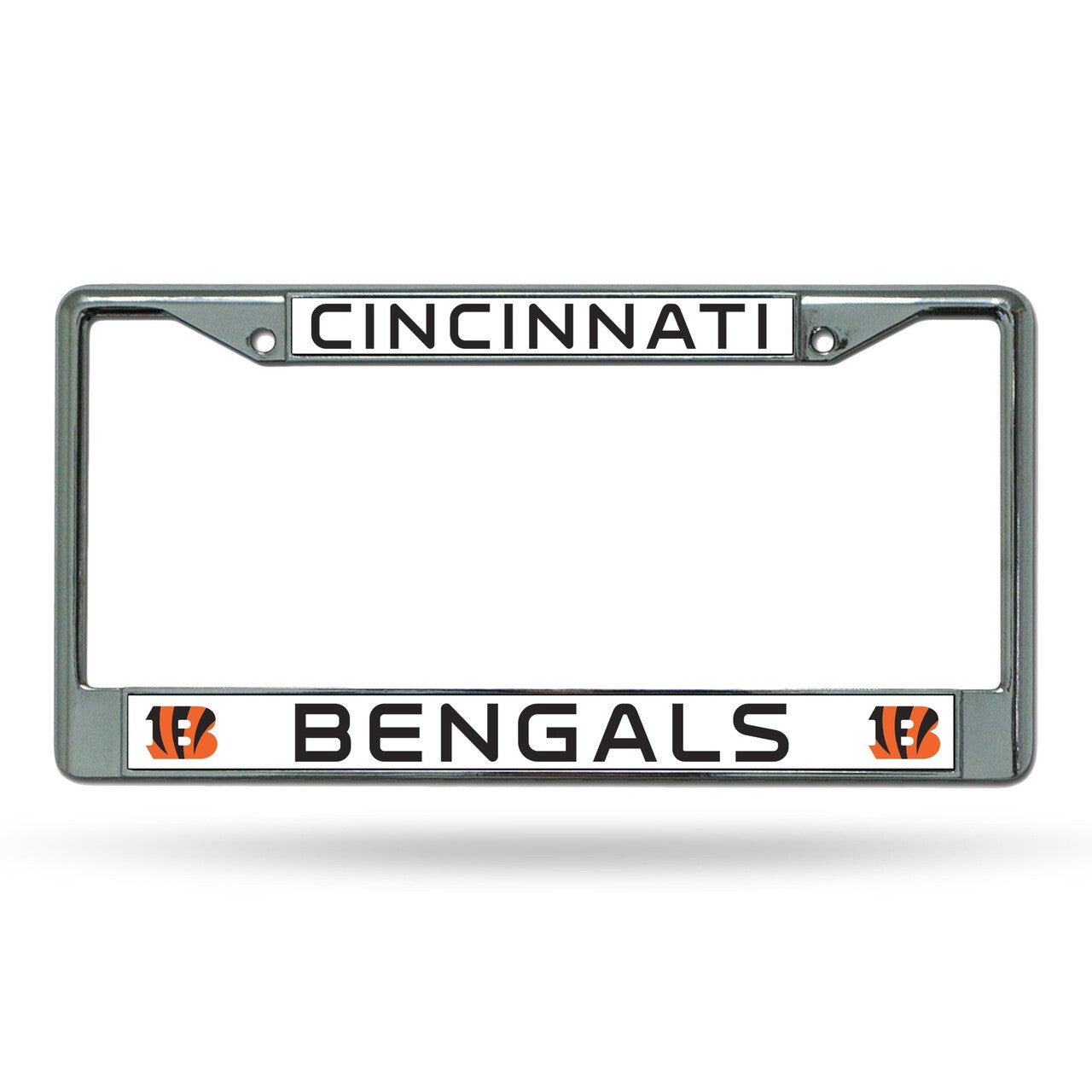 Cincinnati Bengals License Plate Frame Chrome