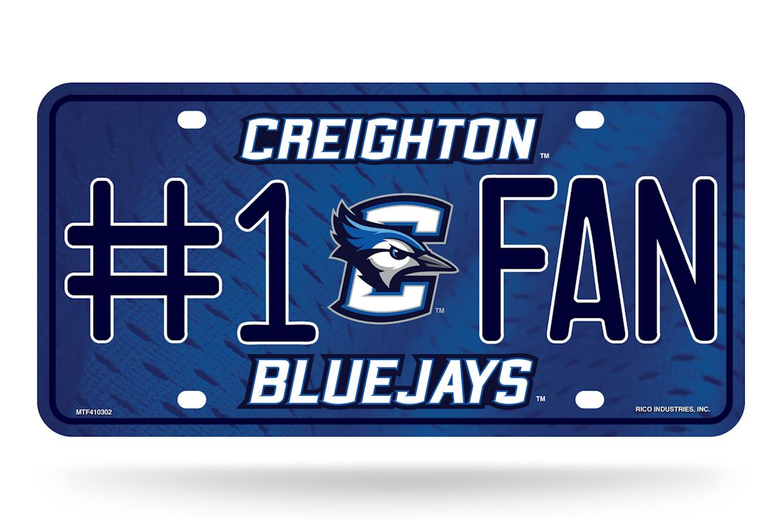 Creighton Bluejays License Plate #1 Fan