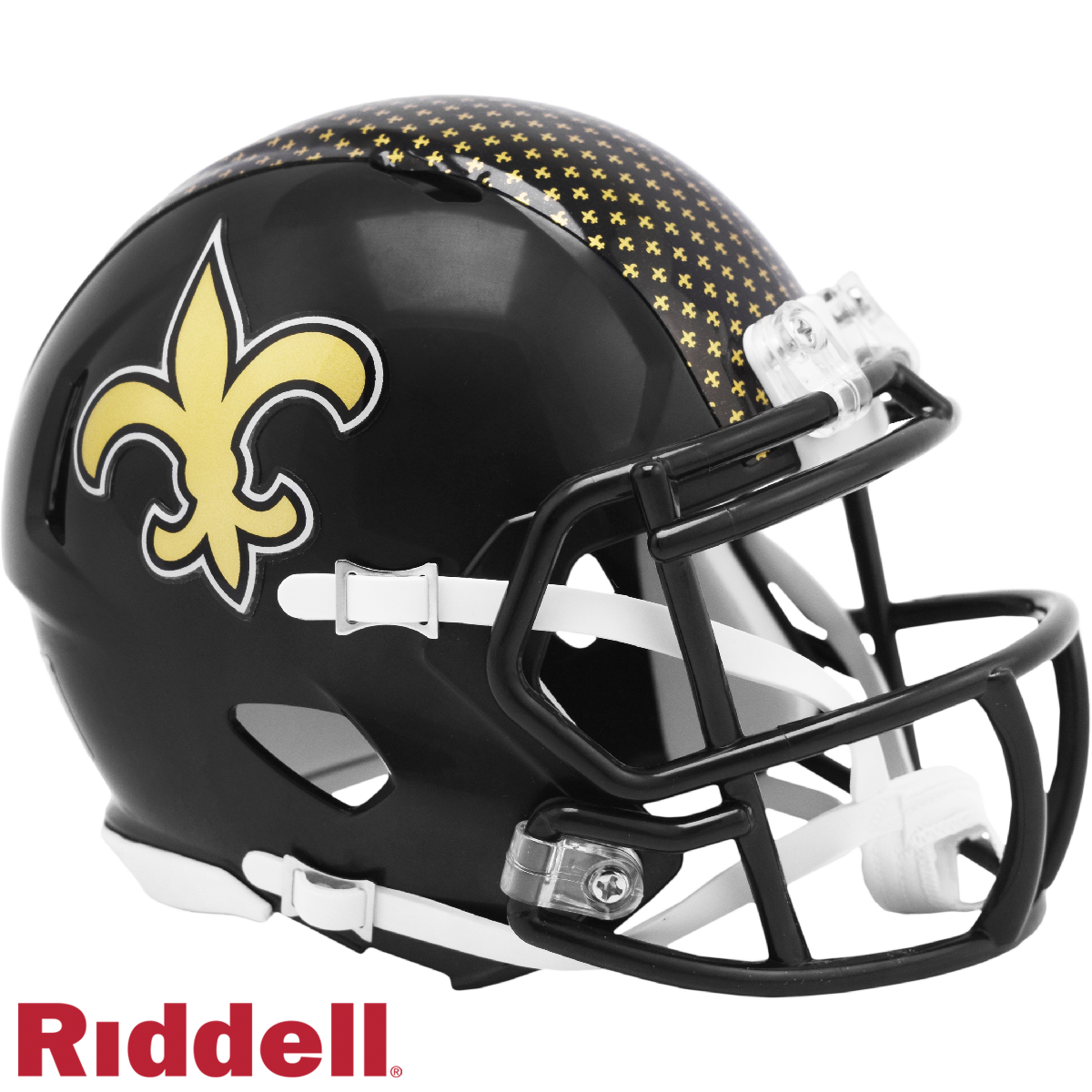 New Orleans Saints Helmet Riddell Replica Mini Speed Style On-Field Alternate 2022 Periodic Restock