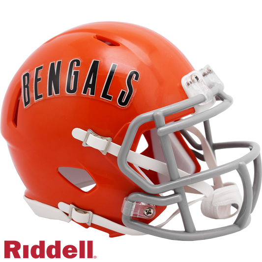 Cincinnati Bengals Helmet Riddell Replica Mini Speed Style 1968-1979 T/B Periodic Restock