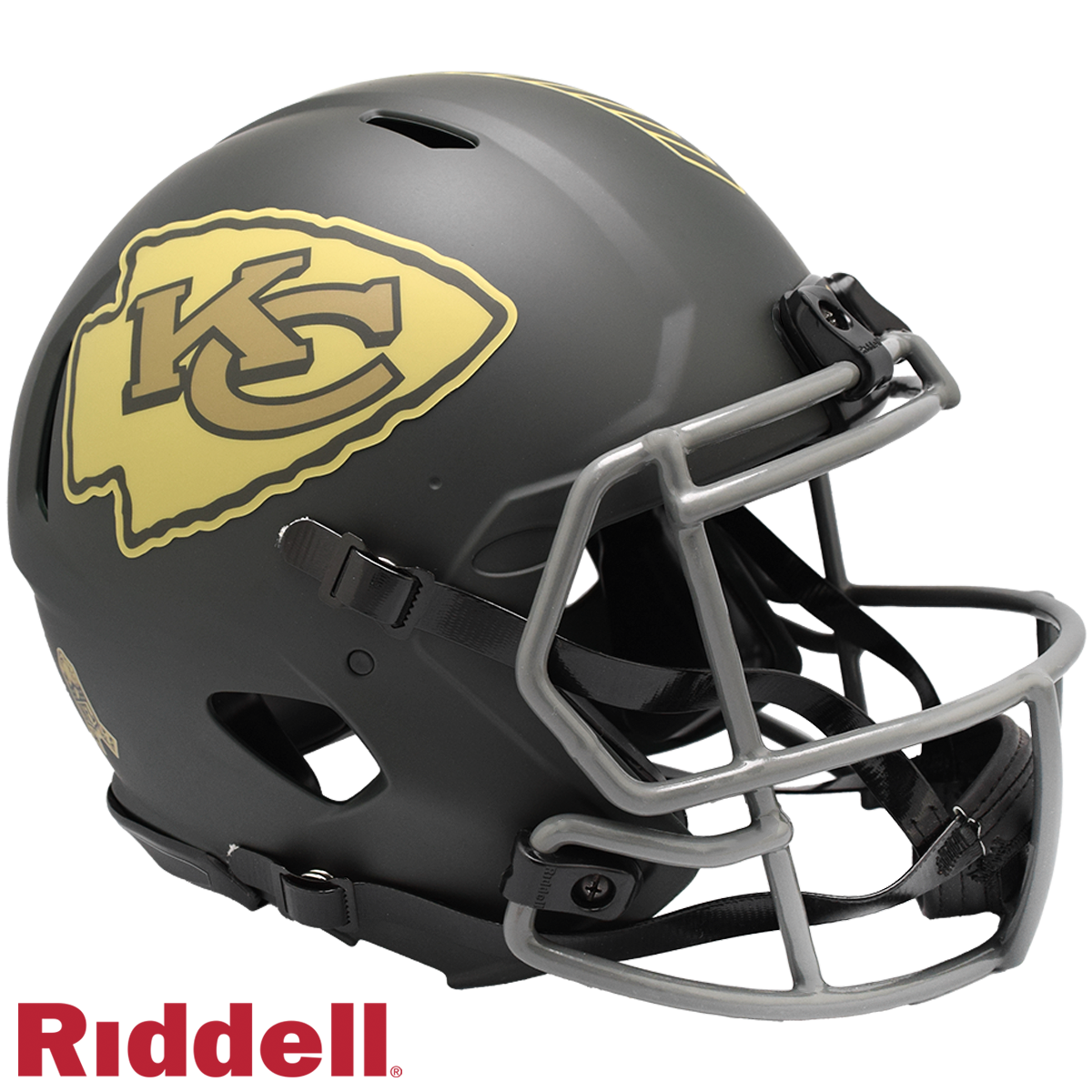 Kansas City Chiefs Helmet Riddell Authentic Full Size Speed Style Salute To Service 2025