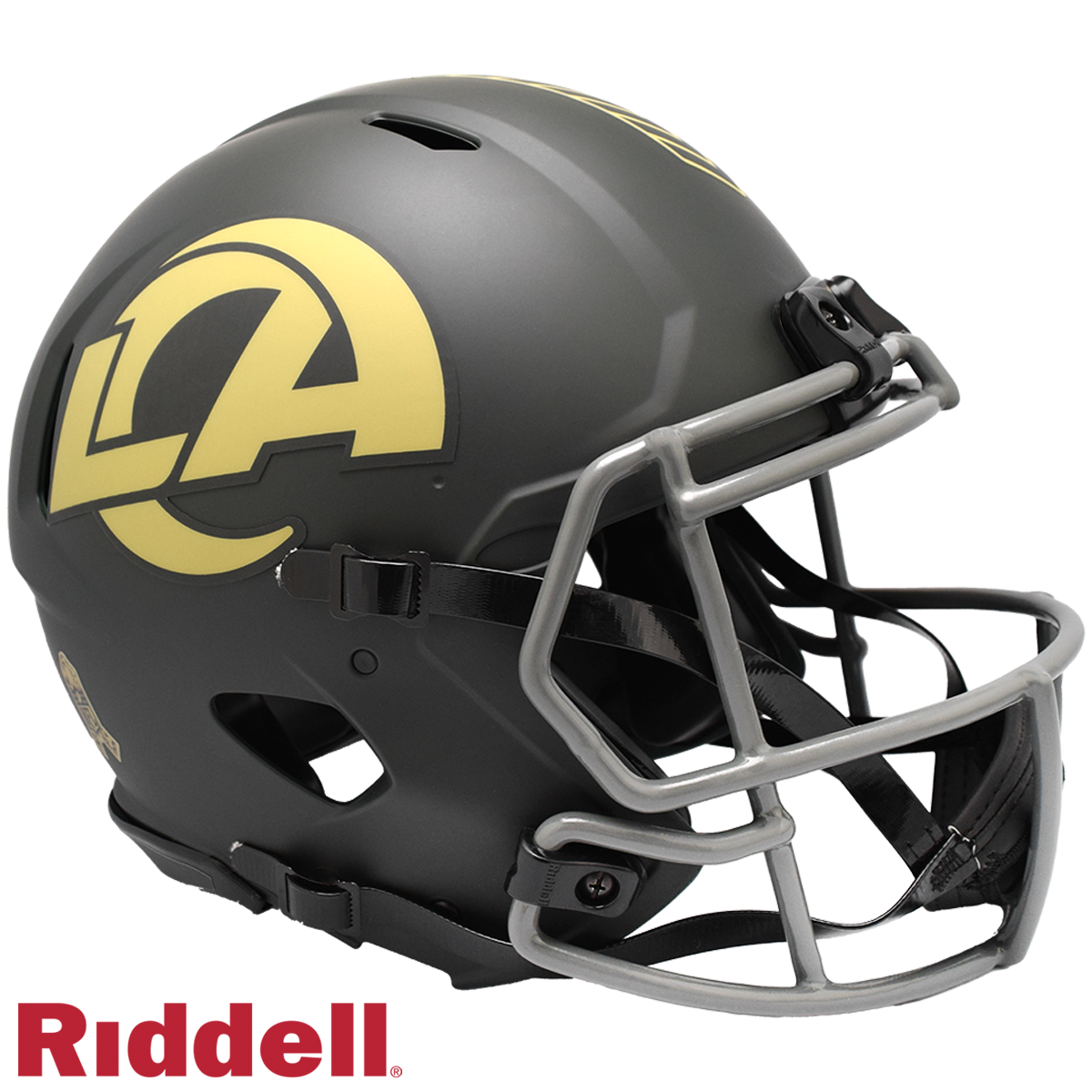 Los Angeles Rams Helmet Riddell Authentic Full Size Speed Style Salute To Service 2025