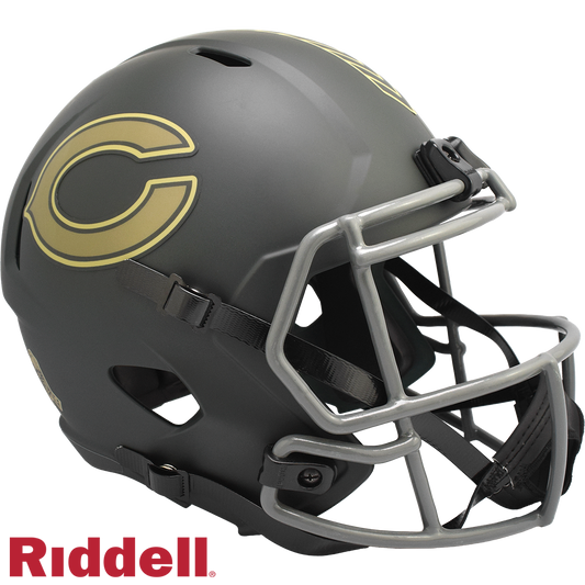 Chicago Bears Helmet Riddell Replica Full Size Speed Style Salute To Service 2025