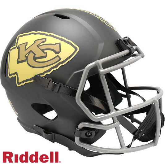 Kansas City Chiefs Helmet Riddell Replica Full Size Speed Style Salute To Service 2025