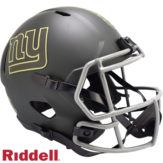 New York Giants Helmet Riddell Replica Full Size Speed Style Salute To Service 2025