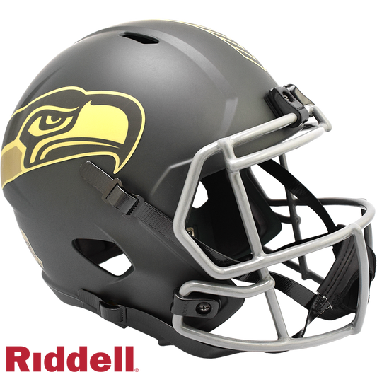 Seattle Seahawks Helmet Riddell Replica Full Size Speed Style Salute To Service 2025