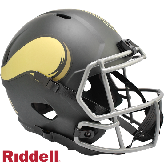 Minnesota Vikings Helmet Riddell Replica Full Size Speed Style Salute To Service 2025