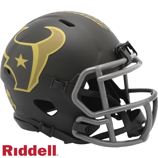 Houston Texans Helmet Riddell Replica Mini Speed Style Salute To Service 2025