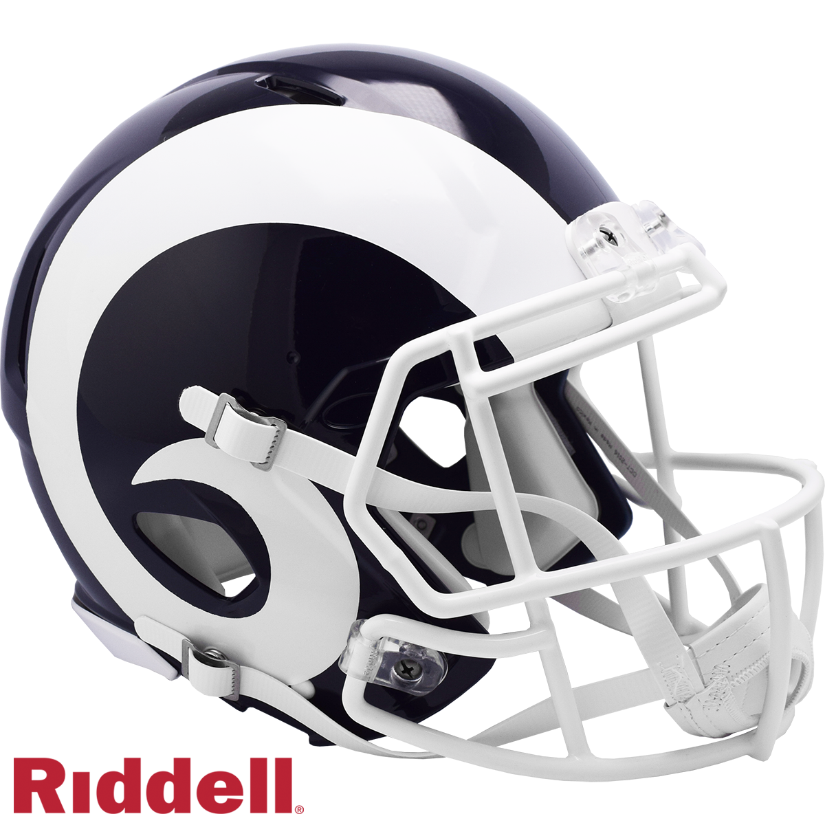 Los Angeles Rams Helmet Riddell Authentic Full Size Speed Style 2017-2019 T/B - Special Order