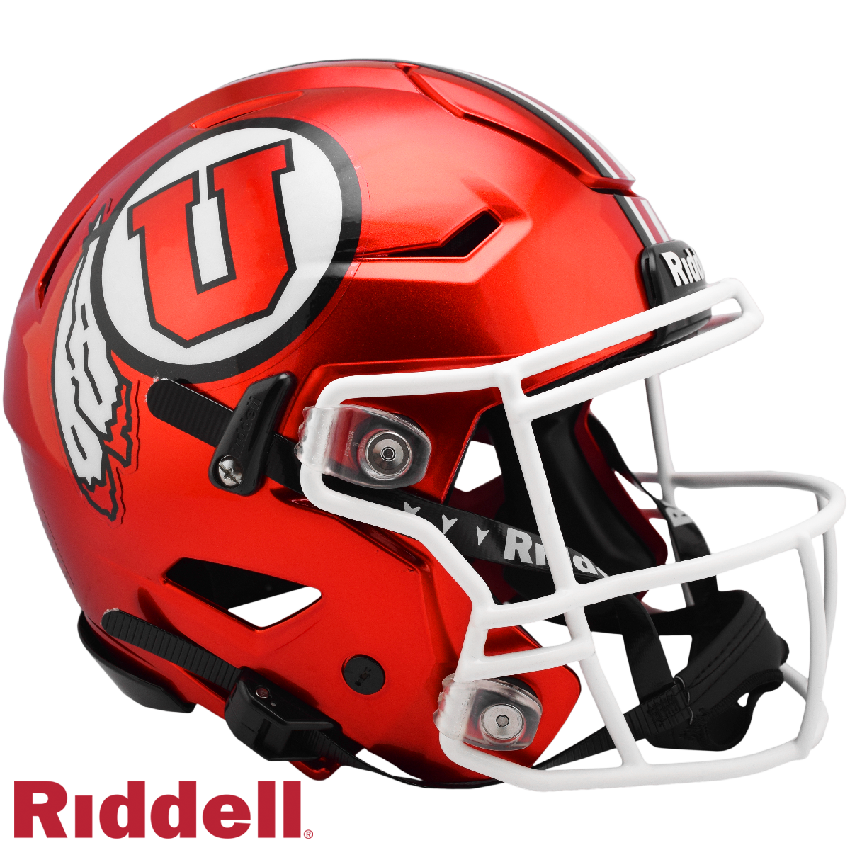Utah Utes Helmet Riddell Authentic Full Size SpeedFlex Style Red - Special Order