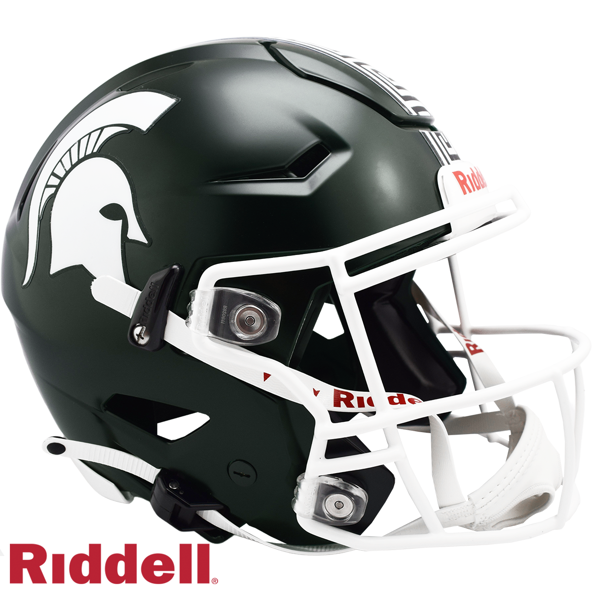 Michigan State Spartans Helmet Riddell Authentic Full Size SpeedFlex Style Satin - Special Order