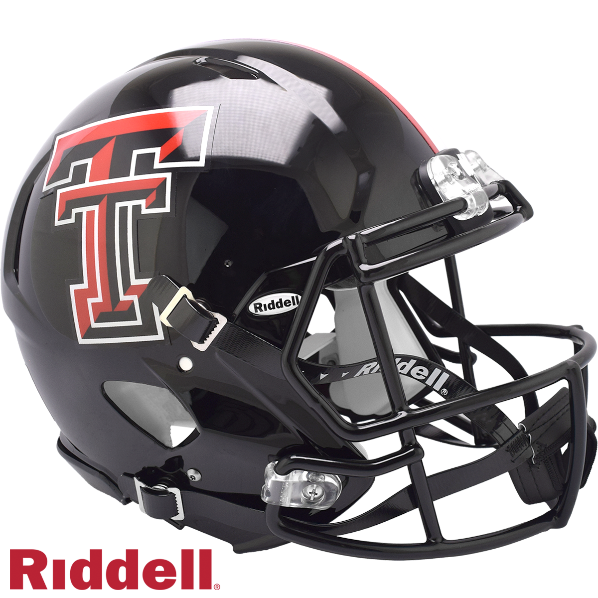 Texas Tech Red Raiders Helmet Riddell Authentic Full Size SpeedFlex Style Black - Special Order