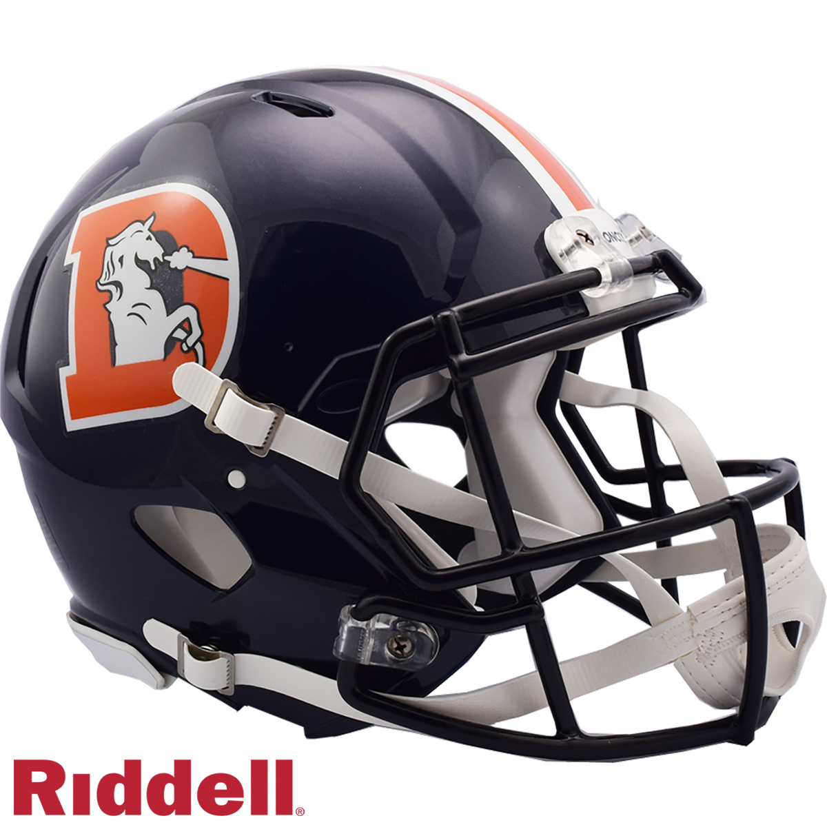 Denver Broncos Helmet Riddell Authentic Full Size Speed Style Color Rush - Special Order