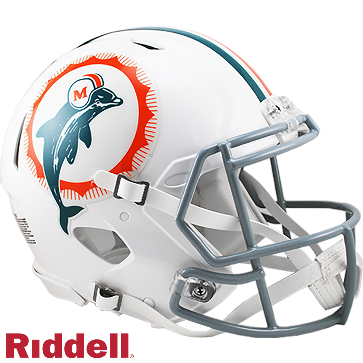 Miami Dolphins Helmet Riddell Authentic Full Size Speed Style Tribute - Special Order