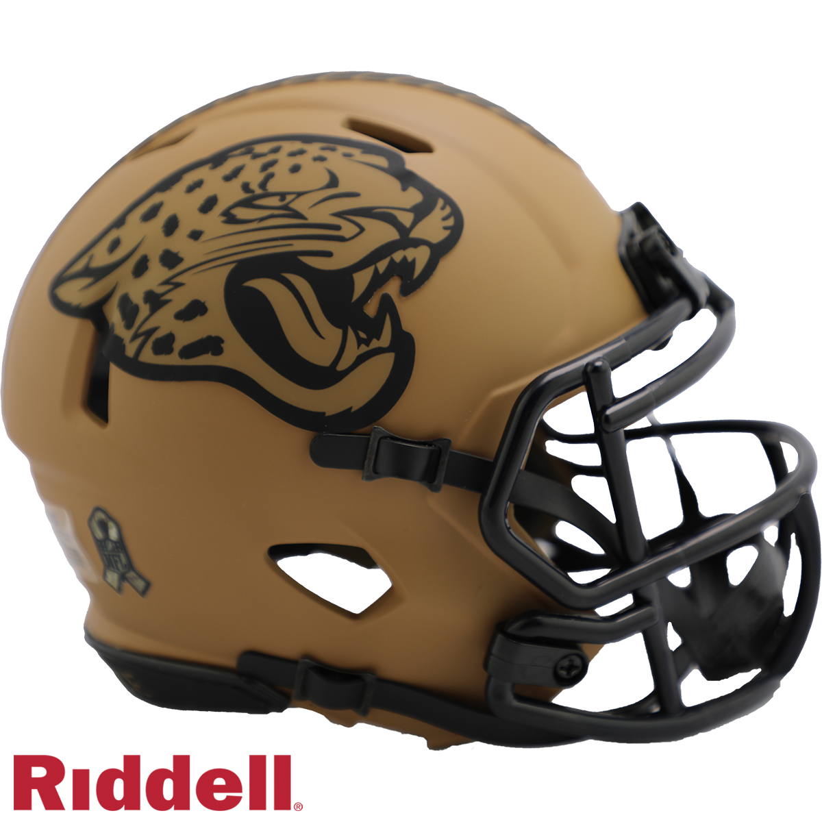 Jacksonville Jaguars Helmet Riddell Replica Mini Speed Style Salute To Service 2023