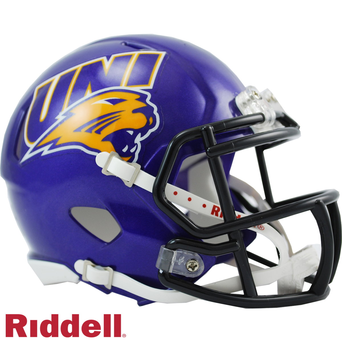 Northern Iowa Panthers Helmet Riddell Replica Mini Speed Style