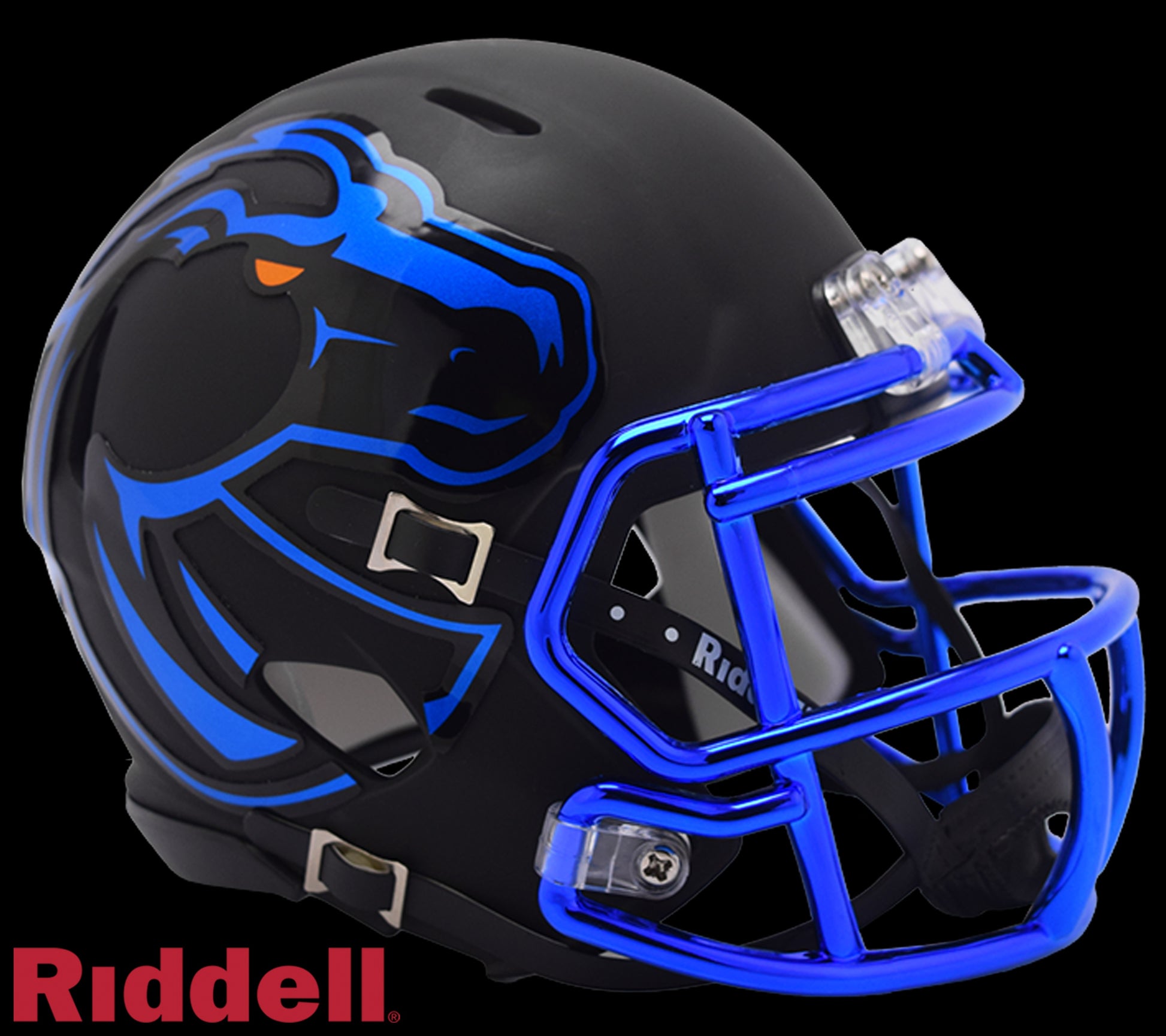 Boise State Broncos Helmet Riddell Replica Mini Speed Style Matte Blac – Radical Retro & Rags