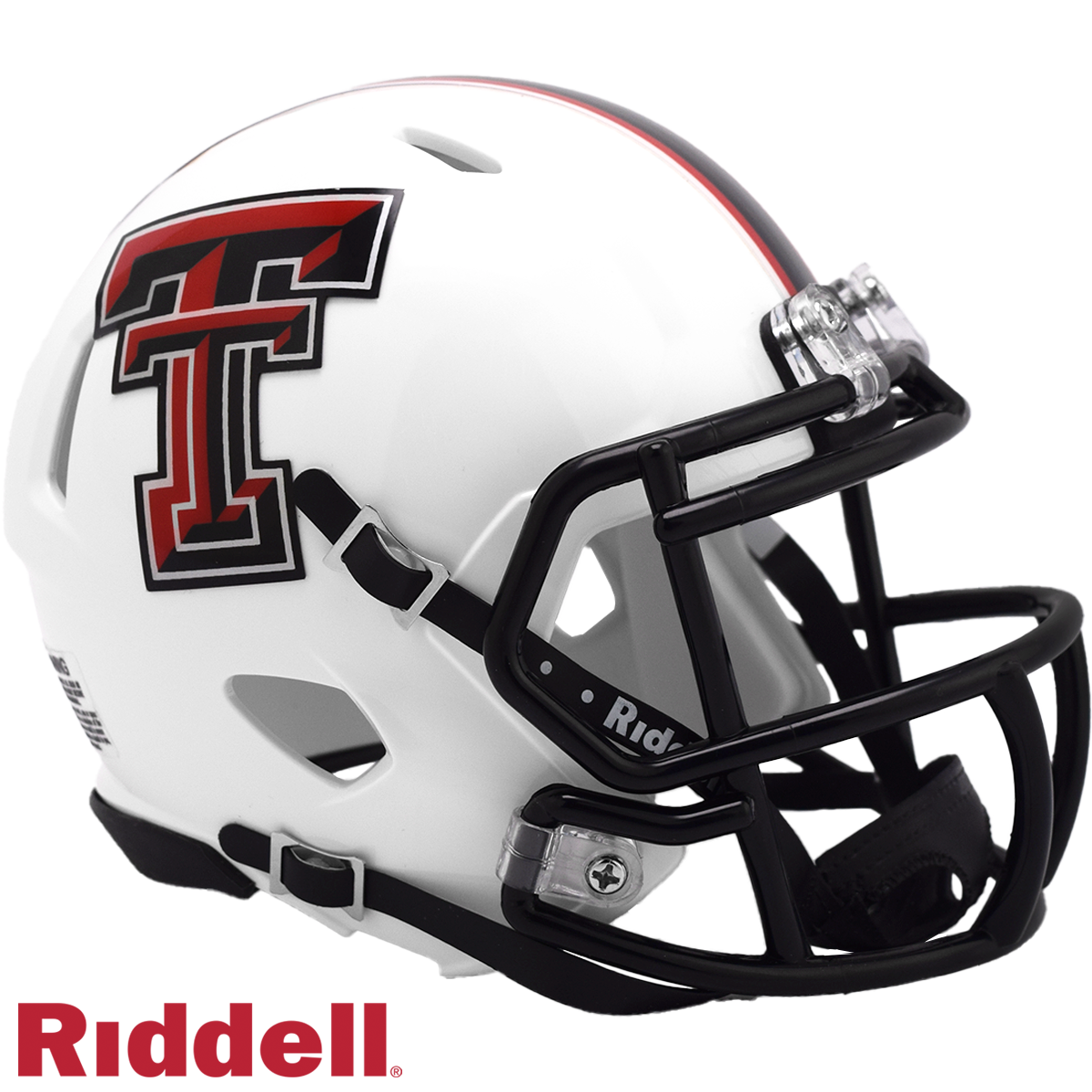 Texas Tech Red Raiders Helmet Riddell Replica Mini Speed Style White