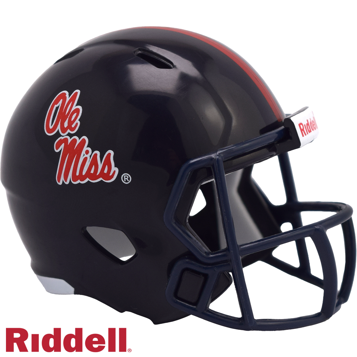 Mississippi Rebels Helmet Riddell Pocket Pro Speed Style Periodic Restock