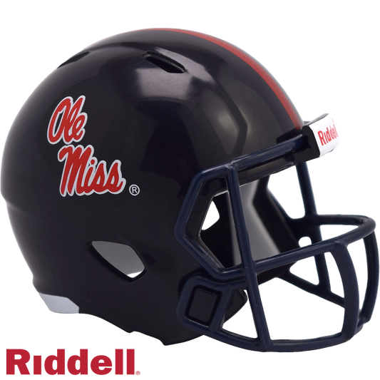 Mississippi Rebels Helmet Riddell Pocket Pro Speed Style Periodic Restock