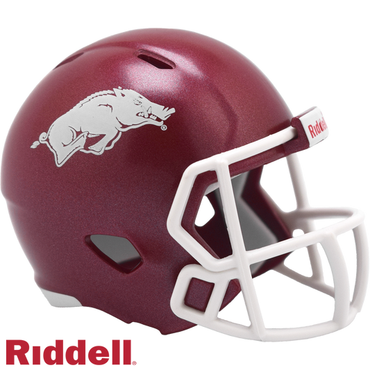 Arkansas Razorbacks Helmet Riddell Pocket Pro Speed Style Periodic Restock