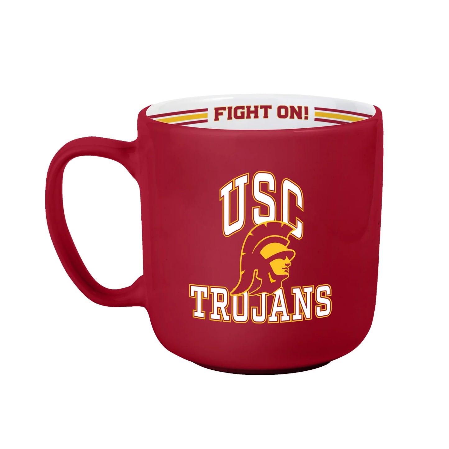 USC Trojans Coffee Mug 15oz Stripe Design