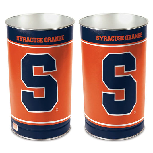 Syracuse Orange Wastebasket 15 Inch