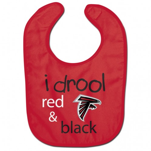 Atlanta Falcons Baby Bib All Pro Style I Drool Design - Special Order