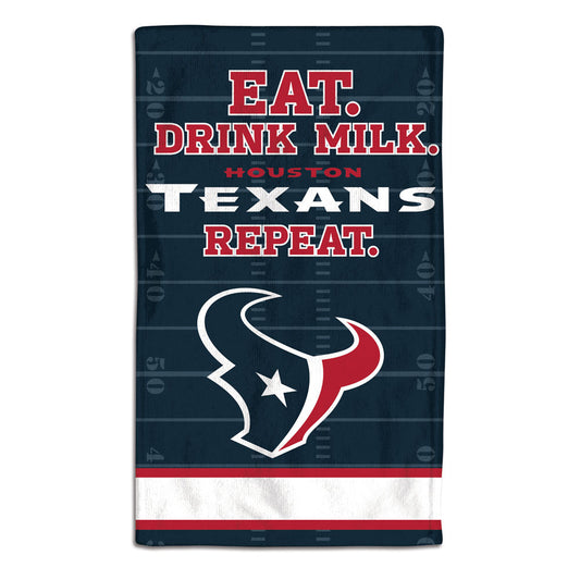 Houston Texans Baby Burp Cloth 10x17