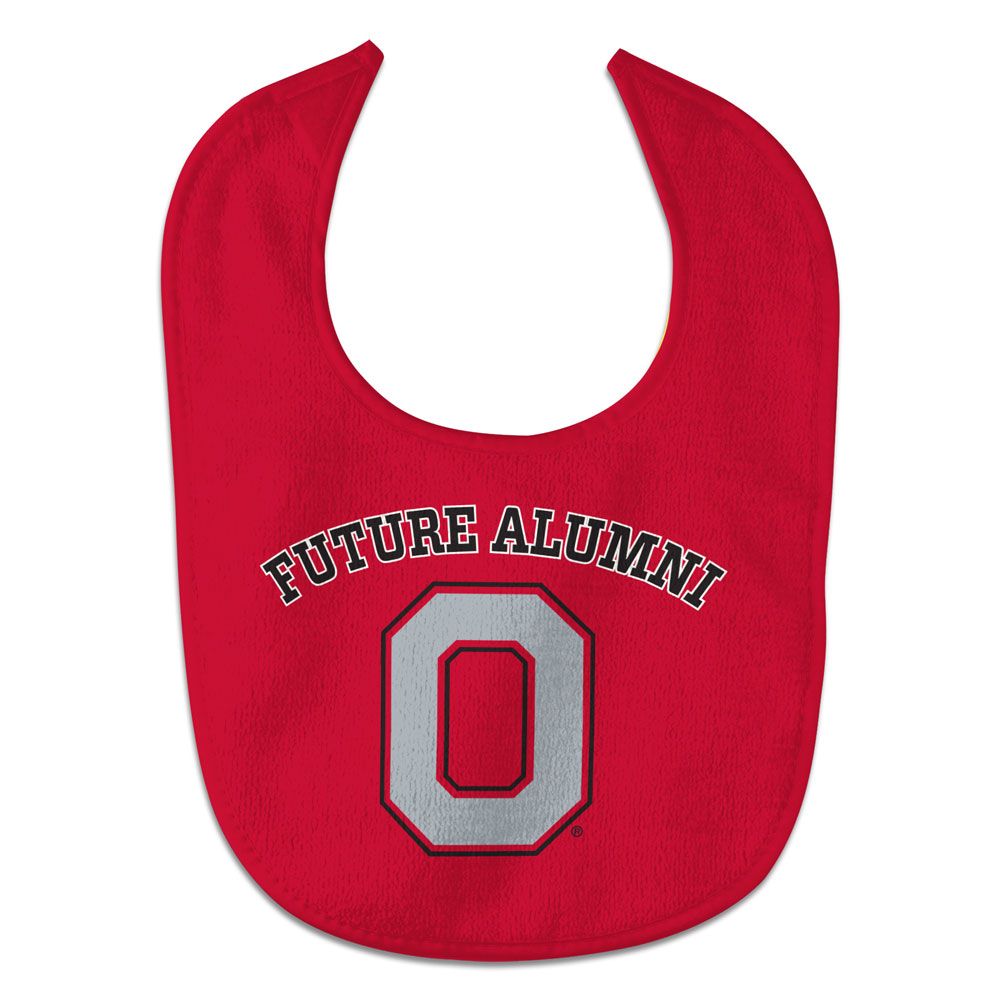 Ohio State Buckeyes Baby Bib All Pro Style Future Alumni - Special Order