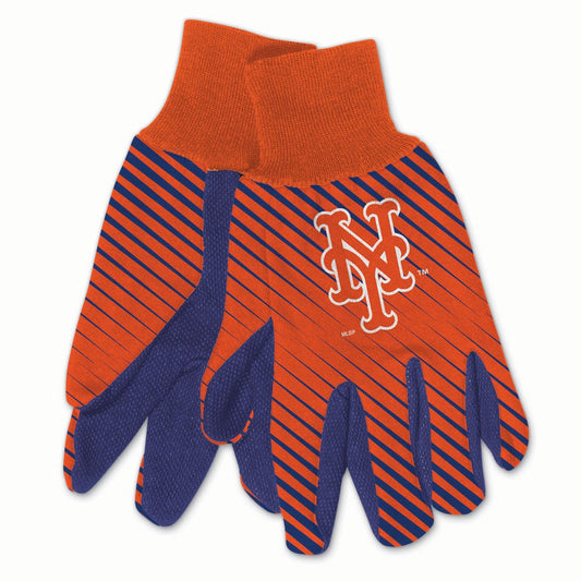 New York Mets Gloves Two Tone Style Adult Size