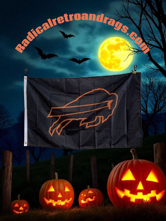 Halloween Buffalo Bills Flag 3'x5' New FREE SHIPPING