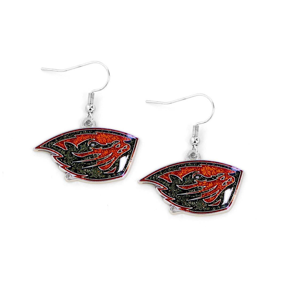 Oregon State Beavers Earrings Glitter Dazzle - Special Order