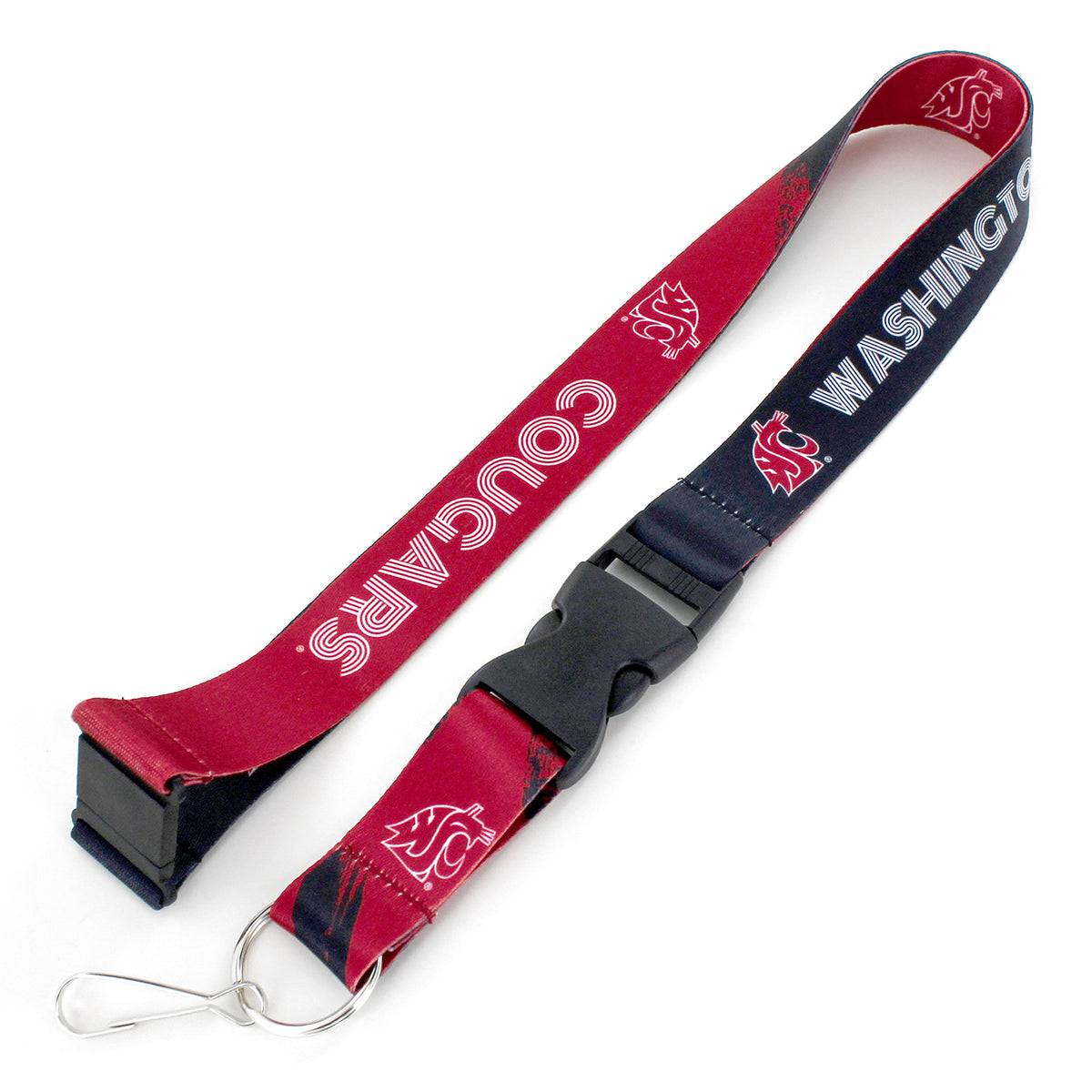 Washington State Cougars Lanyard Crossfade Design - Special Order
