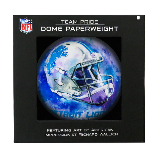 Detroit Lions Paperweight Domed